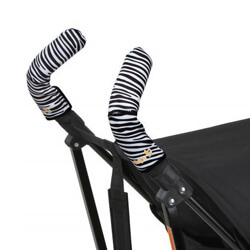 Чехлы CityGrips на ручки для коляски-трости - Zebra