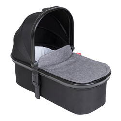 Блок для новорожденных Phil and Teds Snug Carrycot - Charcoal Grey